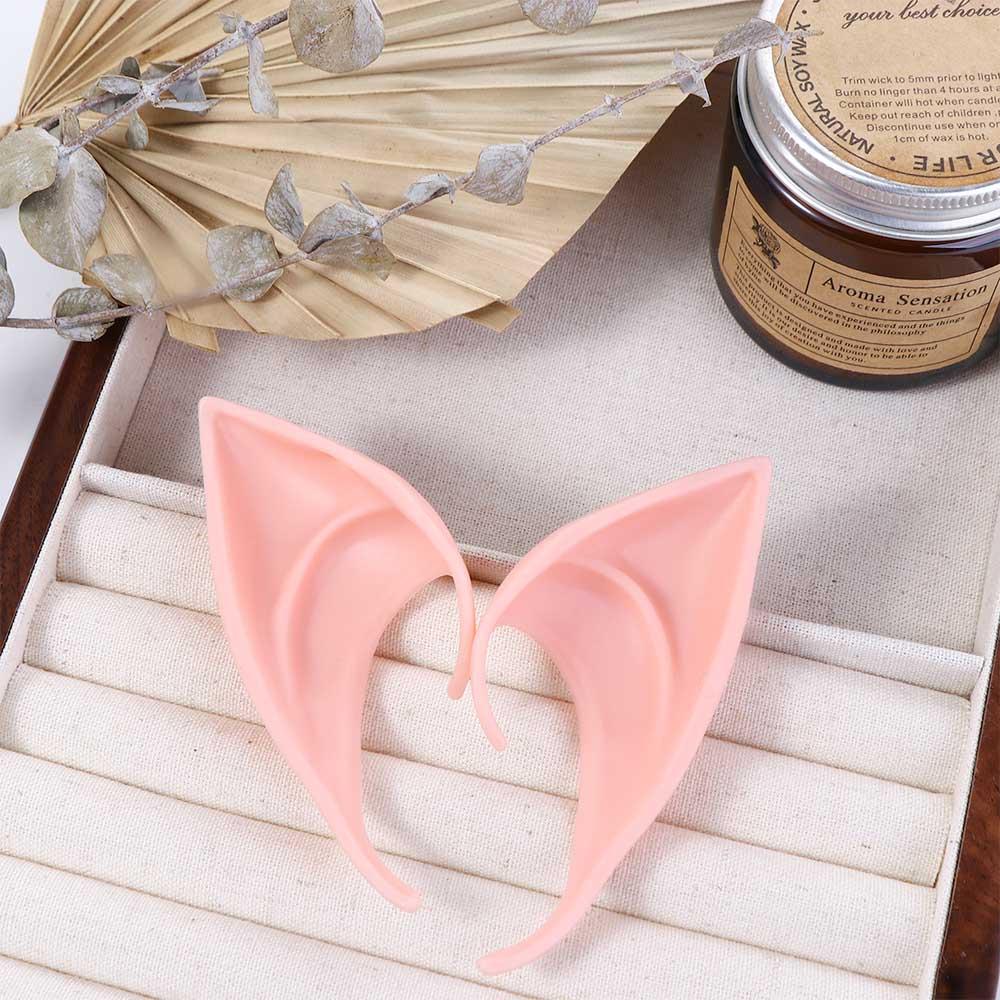 Unisex Role Play Photography Props Fairy Women Earrings False Ears Ear Cuff Jewelry Elf Ears