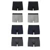 Мужские 8 Pack Premium Black-серо-темно-синие дымчатые боксеры из лайкры