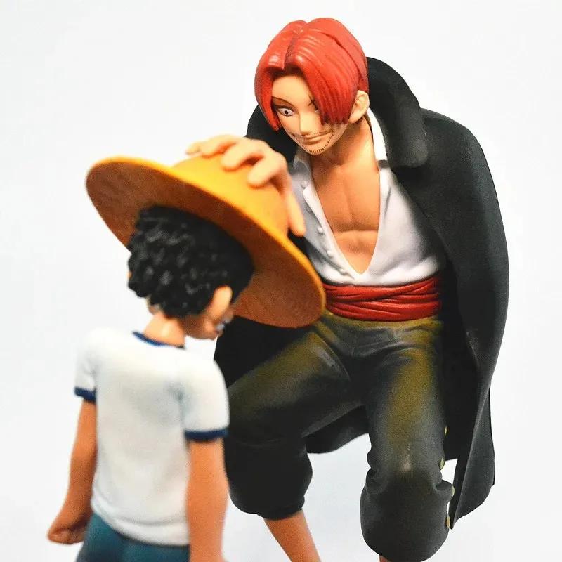 18 см One Piece Фигурки Действия Луффи Фигурка Игрушки ПВХ Monkey D. Фигурки Луффи One Piece Аниме Статуэтка Модель Украшение Подарки на День Рождения