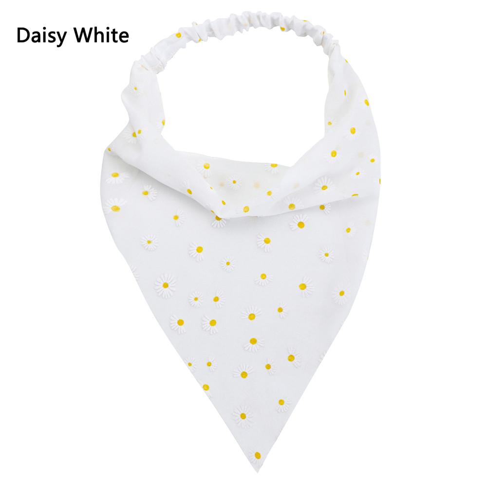 Платок с цветочным принтом, повязка на голову, женские повязки на голову, эластичная резинка для волос, шарф для волос для женщин, головной платок