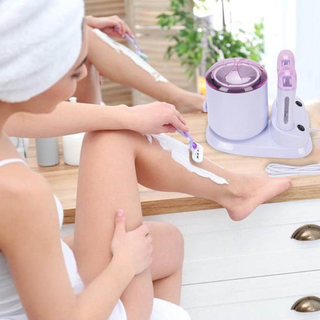 Восконагреватель 3 в 1 Защита от ожогов Роликовый восконагреватель с двойными картриджами 180 Вт для домашнего использования