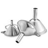 3 Pcs Stainless Steel Mini Funnels Stainless Steel Kitchen Funnel Set for Filling Small Bottles