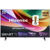 HISENSE 32A4S - Телевизор LED 32 (80 см) - HD Ready 1366x768 - Смарт ТВ - 2 HDMI 1.4 - WiFi