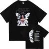 2025 Katy Perry The Lifetimes Tour Print Tee Shirt Men Women Vintage Aesthetic High Quality Oversized Cotton T-Shirts Streetwear