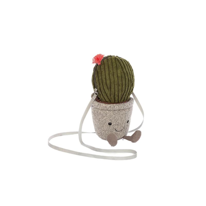 JELLYCAT Серия Забавных Предметов Сумка-Кактус Через Плечо Кукла Плюшевая Кукла Высота 25 см