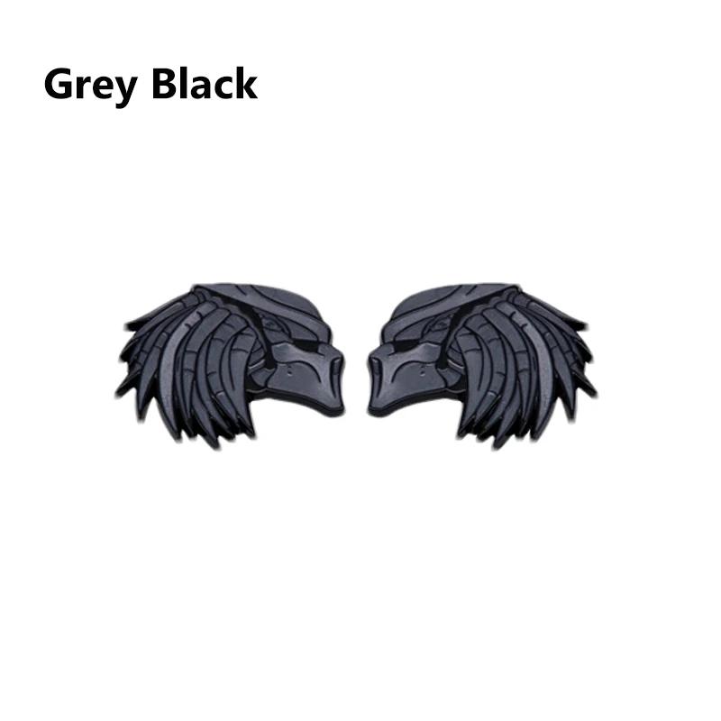 2pcs Metal Hellcat Sticker for Dodge SRT Caliber Jcuv Journey RAM Caravan Challenger Car Body Side Emblem Trunk Decal Decoration JJ1