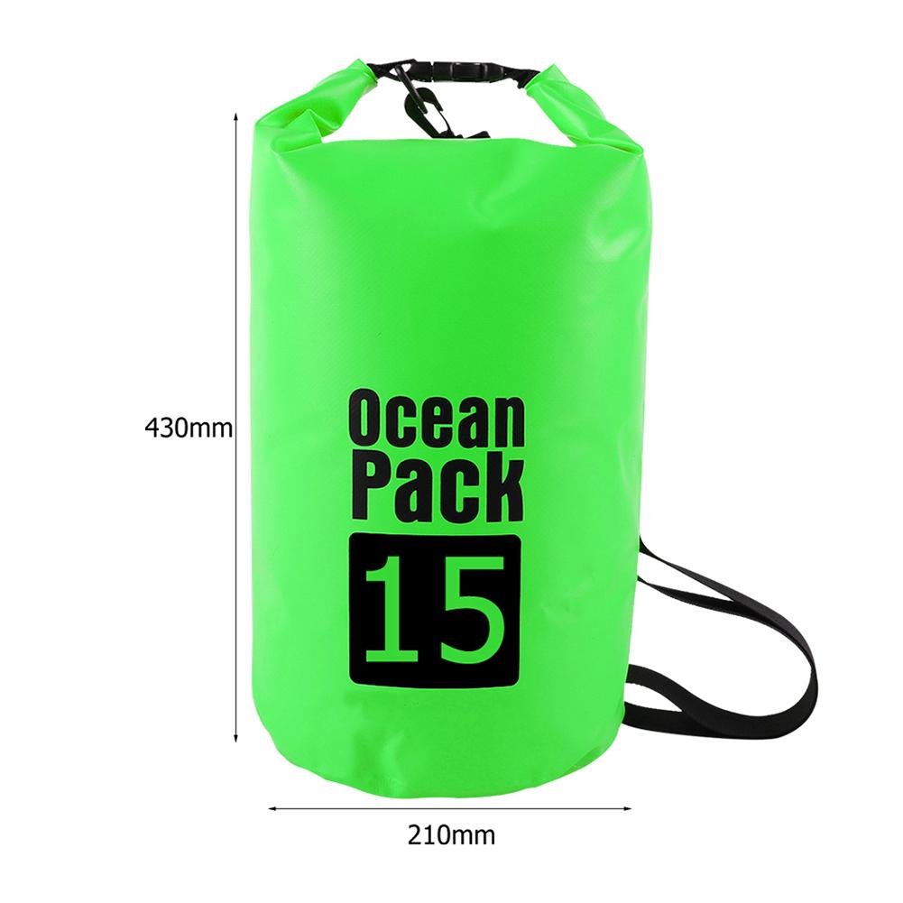 2L 3L 5L 10L 15L Waterproof Dry Bag Swimming Bag Foldable Beach Storage Pack Kayaking Rafting River Trekking Floating Water Sack