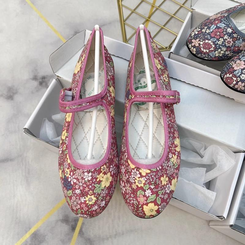 Модные балетки для женщин Новые весенне-осенние туфли Мэри Джейн с цветком Балетки для женщин Легкая удобная женская обувь