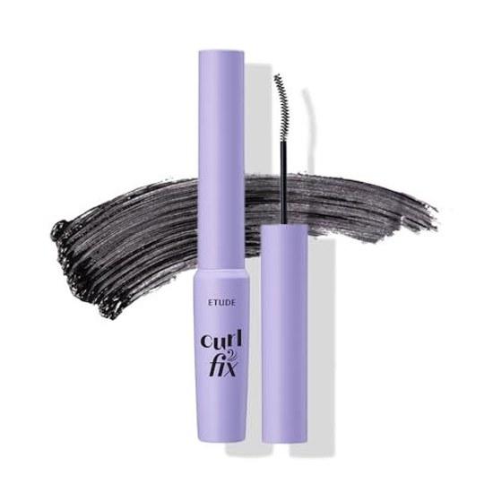 ETUDE Тушь для ресниц Curl Fix Skinny Black Ультратонкая щеточка Для нижних ресниц Без комочков 3 г