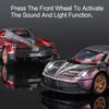 1:32 Pagani Huayra Roadster BC Игрушечные машинки Модель Сплав Литье под давлением со светом и музыкой Спортивный автомобиль 4 двери Открываются Машина Подарок для малышей и детей