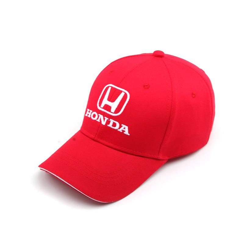 Car Baseball Cap Outdoor Adjustable Casual Hats Sunscreen Hat For Honda Civic Fit Jazz Accord Pilot CRV Odyssey Passport City IP8