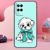 Cartoon Maltese Dog Case For Oppo A5 Pro A15 A17 A57 A77 A18 A38 A58 A78 A98 A94 A74 A54 A16 A76 A96 A40 A60 A80