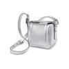 Charles & Keith Soft PU Shoulder Crossbody Bag Medium Women bags Noir Oat Silver CK2-10271304