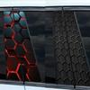 1 шт. Сотовые автомобильные наклейки Автомобильные наклейки на B-стойку Водонепроницаемая декоративная крышка центральной стойки Защита от царапин DIY Наклейки на двери автомобиля, стойки из ПЭТ