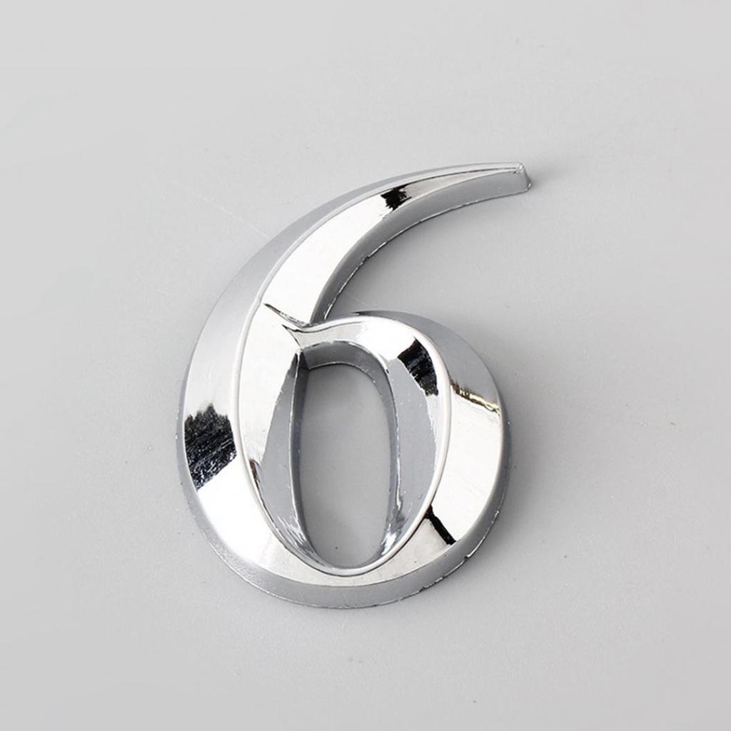 Блестящий номерной знак на дверь