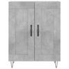 Highboard Concrete Grey 69.5 x 34 x 180 cm Particleboard