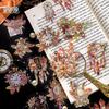 MòMò 3D Лазерные Золотые Перышки Кристаллы Леда Наклейки для Ежедневников - Без Рамки, 8 Стилей