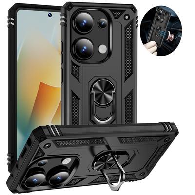 Для Xiaomi Redmi Note 13 Pro 4G чехол противоударный бронированный автомобильный магнит кольцо подставка телефон чехлы для Redmi Note13 Pro 13Pro 4G задняя крышка
