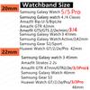 Ремешок 20 мм 22 мм для часов Samsung Galaxy Watch 5 pro 4 Amazfit GTS 2/2e/3/4/mini/GTR 4/3/3 Pro/2/2e/47 мм Stratos 2 3, нейлоновый браслет Correa Amazfit, двусторонний ремешок