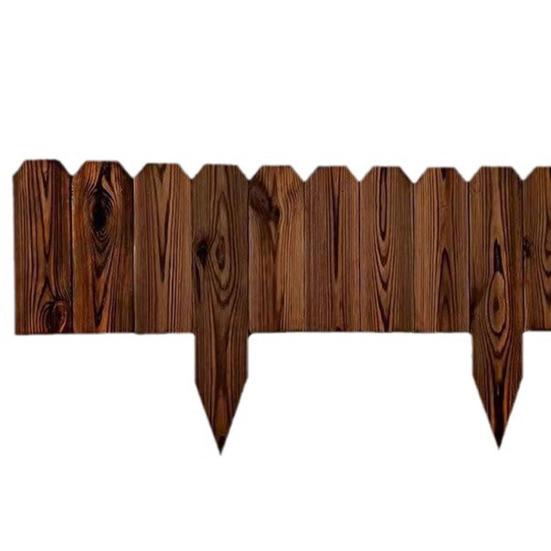 Деревянный забор, гибкая окантовка сада, декоративный, устойчивый к коррозии, ограждение для цветников, простая установка, многофункциональный наружный декоративный барьер