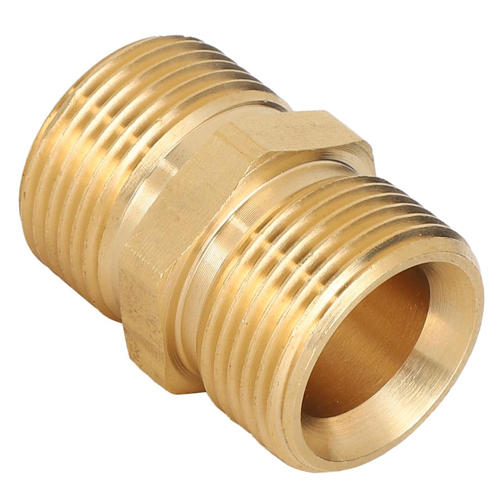 High Pressure Sprayer Adapter Brass M22 Metric Male Thread 14mm Hose Connector Coupler