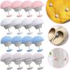 6PCS BedSheet Quilt Clip Duvet Cover Blanket Textiles Fix Buckle One Button Unlock Anti Slip Grippers Home Storage Accessory