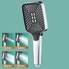 Rainfall Shower Mode 4 Adjustable Head Large Flow Showerhead High Pressure Water Saving Shower Head Bathroom Accessories