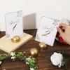 Wooden Table Number Stand Elegant Name Cards Holders  Party Wedding Decorations