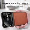 EUCAGR Акриловый чехол из ПУ-кожи для Xiaomi Redmi K80 K70 K60 K50 K40 Pro K70Ultra Защита камеры Задняя крышка телефона Рамка Coque