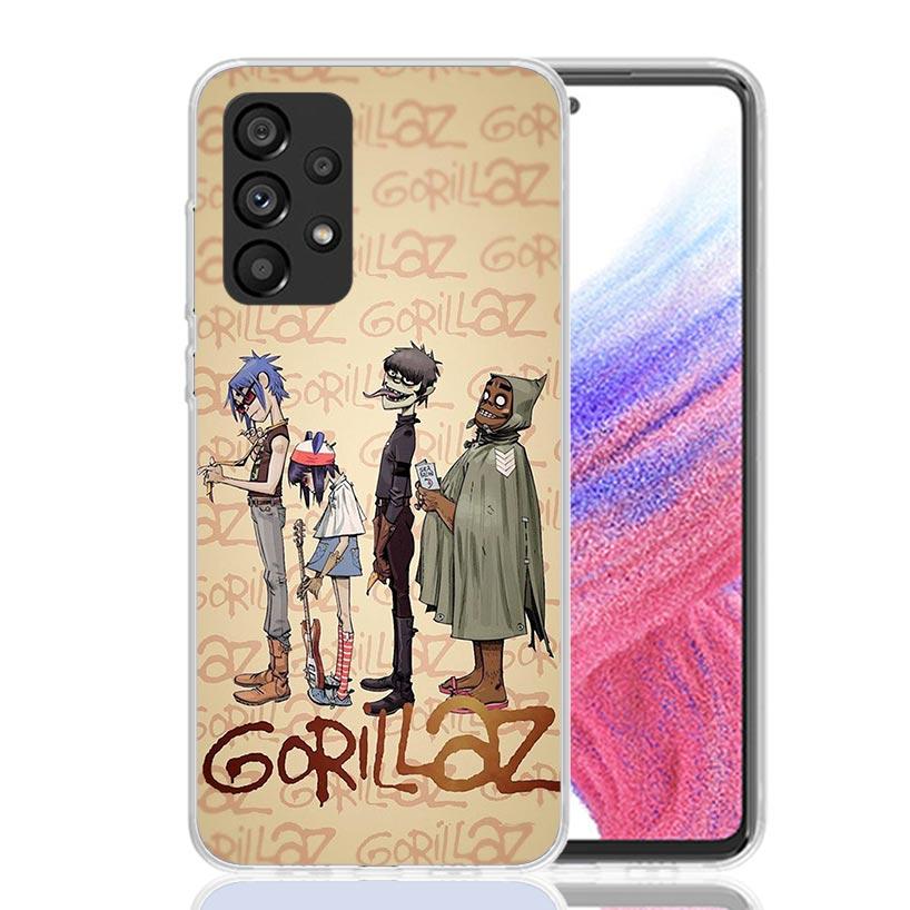 Gorillaz Anime Case Phone Cover for Samsung Galaxy A17 A16 A15 A14 A13 A56 A55 A54 A53 A36 A35 A34 A33 A26 A25 A24 A23 A05S Gala
