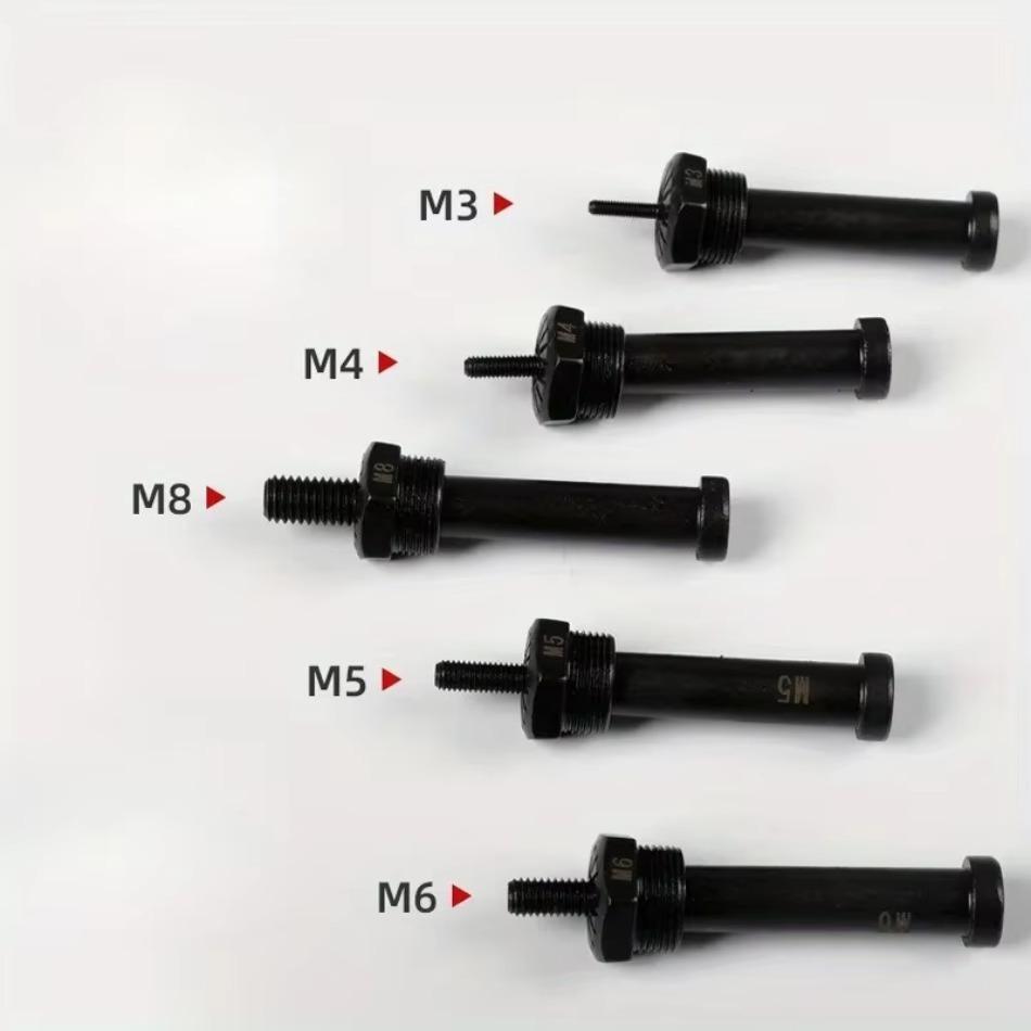 26 шт. Электрический преобразователь заклепочной гайки Метрический Имперский Заклепочный пистолет Заклепочный пистолет Многофункциональные Слесарные инструменты