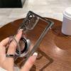 Для Magsafe Магнитный чехол с гальваническим покрытием Подставка для телефона Для Samsung Galaxy S25 S24 S23 S22 Ultra S21 Plus S20 FE Прозрачный чехол