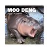 Moo Deng Calendar 2026 Pygmy Hippo Wall Calendar Monthly Planner Hanging Hippopotamus Calendar Gift for Hippo Lovers