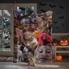 1pc Funny Monkey Meme Collage Flannel Blanket 2D Flat Print AllSeason Cozy Throw for Bedroom Living Room Napping Camping