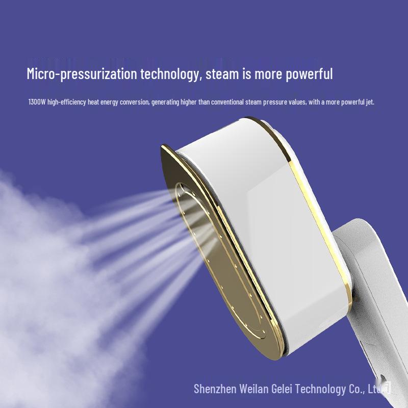 Портативный ручной отпариватель и утюг для одежды - Большой электрический сухой/влажный пар для домашнего использования