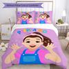 3pcs Ms. Rachel2 pattern bedding set duvet cover set includes duvet cover &pillowcases, perfect all season bedroom decoration & gift