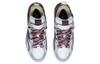 Li Ning Wave Golden Slip Resistant Abrasion Resistant Low top Skateboard Shoes Men's White Red AECS073-6