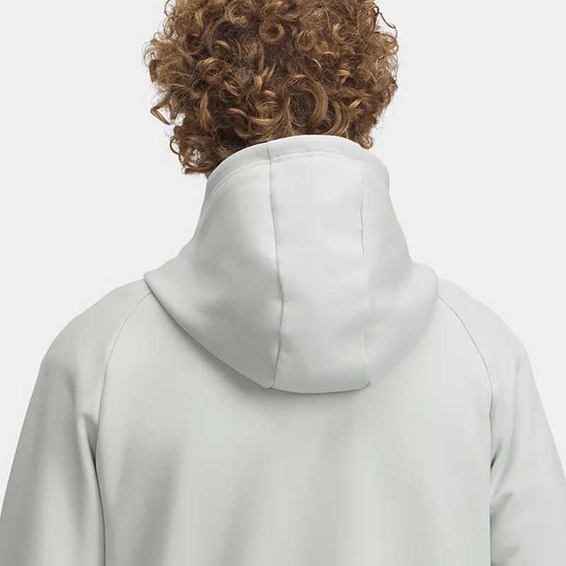 Under Armour Неудержимый Спортивный Досуг Вязаная Куртка с Длинным Рукавом Мужская Куртка Белый Зеленый 1379806-377