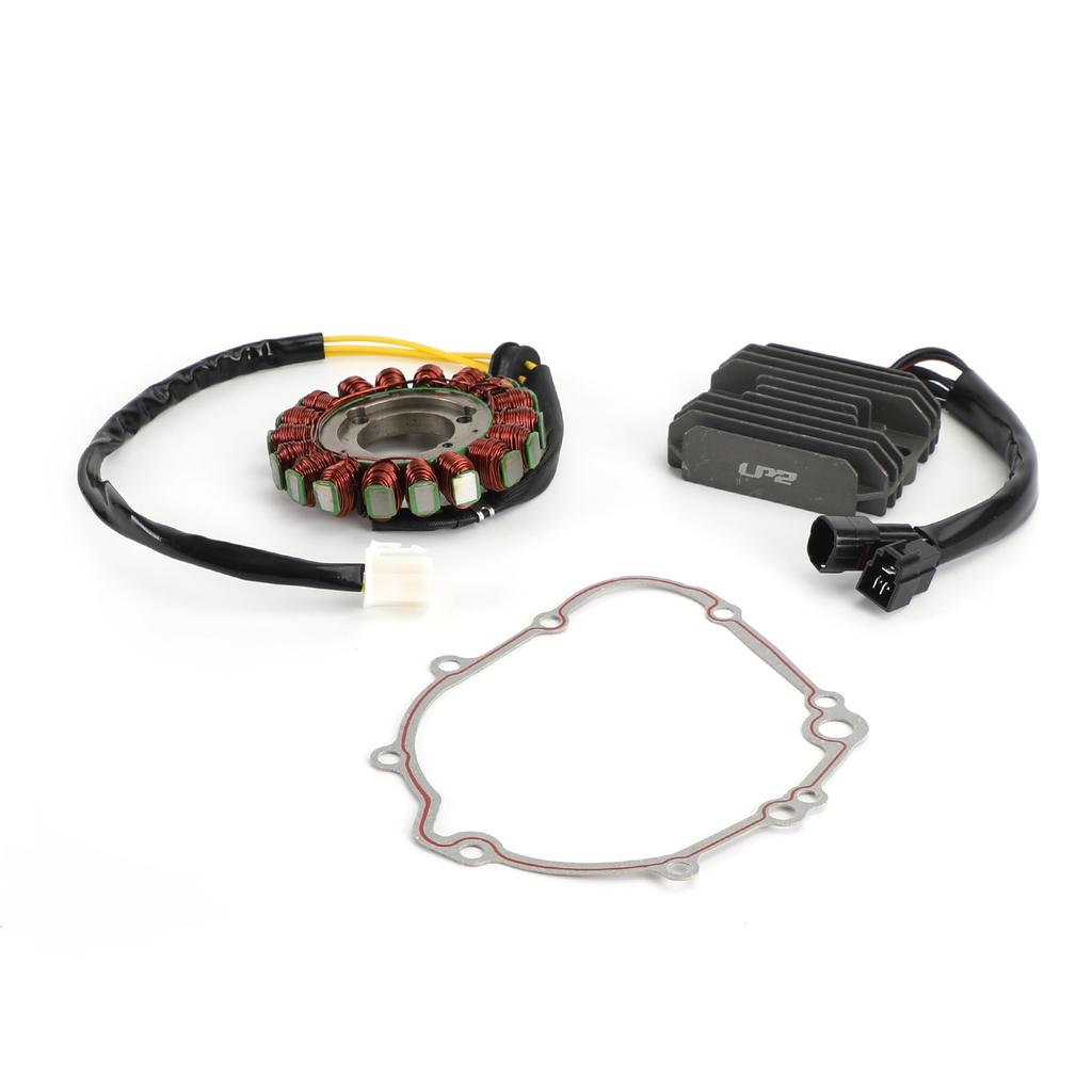 Статор катушки магнита + выпрямитель напряжения + прокладка для Suzuki GSXR 600 750 2006-2007
