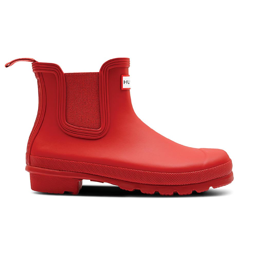 Hunter [Women] Original Chelsea Rain Boots - Military Red Wfs2078Rmamlr