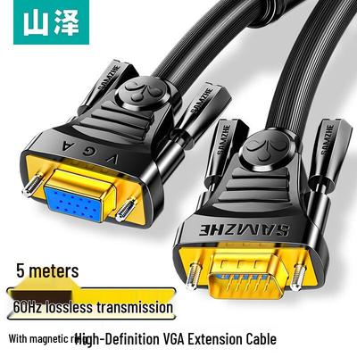 SAMZHE Удлинительный кабель VGA 3+6 инженерного класса