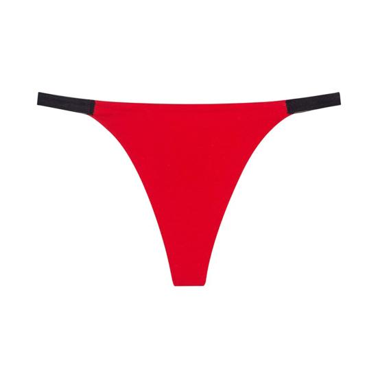 Бесшовные стринги для женщин, дышащее нижнее белье, дерзкие трусики с низкой талией и Т-образным вырезом, сексуальные эластичные трусы