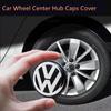 New New 4PCS 65mm Car Wheel Badge Emblem Sticker 60mm hub cover For Volkswagen VW Jetta R Rline Touran POLO Golf MK4 MK5 MK