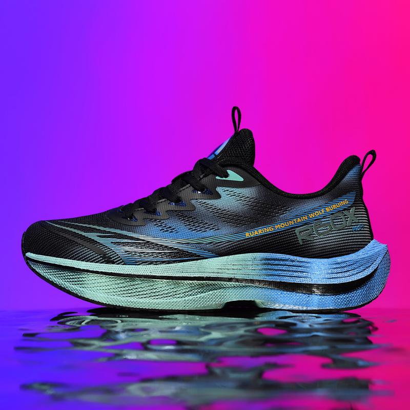Men Casual Sports Running Shoes Carbon Board Marathon Training Breathable Women's Jogging Athletic Nonskid Walking Sneakers