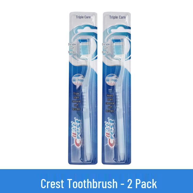 Crest Тройное отбеливание Мягкая зубная щетка