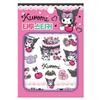 Herbis Sanrio Characters Kuromi Tattoo Sticker