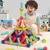 DIY Kids Educational Toys Colorful Creative Infantil Magnetic Building Sticks And Balls Blocks Magnets Juguetes Brinquedo Toy