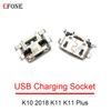 100pcs For LG K4 K8 K9 K10 K11 K12 K22 Plus Q60 K40 K41S K50 K50S K51S K61 K51 K42 K52 USB Charging Port Dock Connector Socket
