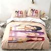 Kpop demon hunters 3pc set Perfect for bedroom use Comfortable bedding set includes a duvet cover and two pillowcases Ideal birthday or Christmas gift