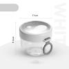 600ml Portable Breakfast Cup Multifunction Transparent Overnight Oat Food Container with Lid and Spoon for Cereal Milk or Yogurt